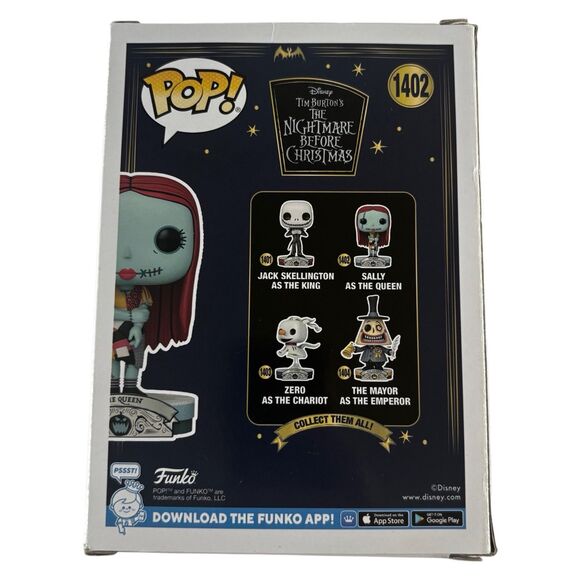 Funko Pop Nightmare Before Christmas Sally as The Queen 1402 With Plastic Case - Picture 4 of 10